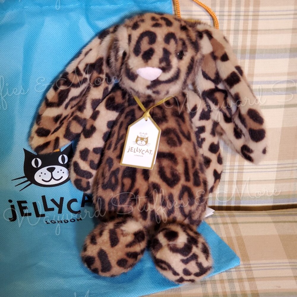 Jellycat Authentic Cobblehop Bunny Plush w/Dust Bag Ruby Cruiser Exclusive NEW